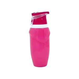 BOTELLA DE PLASTICO CON TAPA 600CC PREMIUM CURVE COLORES SURTIDOS - TB-2107 - Image 1