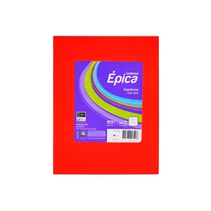 CUADERNO 16X21 RAYADO 48H T/D ARAÑA ROJO EPICA - 105847 - Image 1