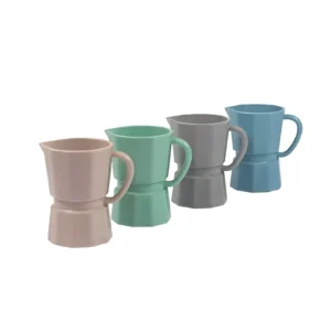 TAZA PLASTICA CAFETERA BAMBOO 225CC X UNIDAD COLORES SURTIDOS CLICKER - 6338 - Image 1