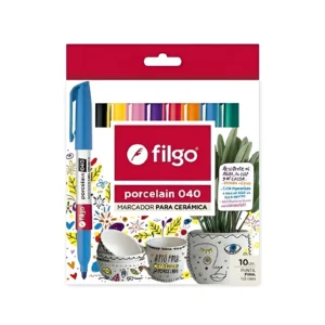 MARCADOR PARA PORCELANA PORCELAIN 040 CAJA X10 FILGO - P - Image 1