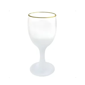 COPA DE VIDRIO PARA VINO ESMERILADO DEGRADE 190CC CAJA X6 UNIDADES - NS337441 - Image 1