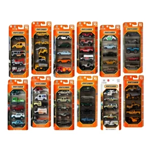 AUTO MATCHBOX CAJA X5 UNIDADES 11X26CM MODELOS SURTIDOS - 6631/C1817 - Image 1