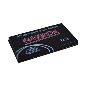 ALMOHADILLA PARA SELLOS Nº3 8X15CM ENVASE METAL PAGODA - Image 1