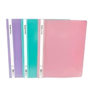 CARPETA A4 TAPA TRANSPARENTE PASTEL X12 UNIDADES COLORES SURTIDOS LAMA - PP10ACP - Image 1