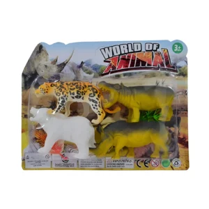 SET DE ANIMALES DE SELVA 6PZS EN BLISTER 24X19CM - 52355 - Image 1