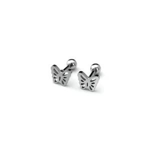 AROS ACERO MARIPOSA EN BLISTER X PAR - SE716 - Image 1