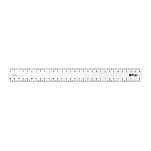 REGLA 30CM RIGIDA CRISTAL GEOX X UNIDAD FILGO - RGEOX30-C20 - Image 1