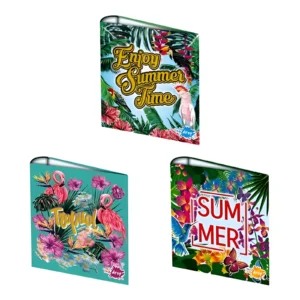 CARPETA CARTA 3X40 TROPICAL X UNIDAD MODELOS SURTIDOS INKDROP - 300087 - Image 1