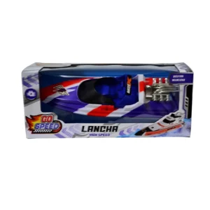 LANCHA A PILAS EN CAJA 29.5X12X10CM - 55600 - Image 1