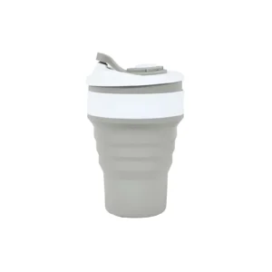 VASO SILICONA PLEGABLE CON TAPA EN CAJA - ZZ-1516 - Image 1