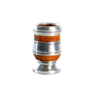 MATE COPITA CON BASE Y CENTRO DE ALUMINIO Y VIROLA - 495 - Image 1