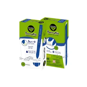 BOLIGRAFO BORRAMIO AZUL CUERPO AZUL X12 PIZZINI - - Image 1