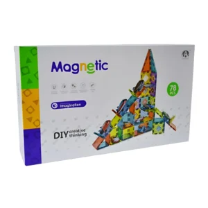 BLOQUES MAGNETICOS 78 PIEZAS EN CAJA 21X21X6CM - 303480/SDD1176 - Image 1