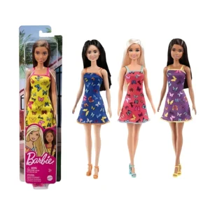 MUÑECA BARBIE CLASICA EN BLISTER/CAJA 7X32CM X UNIDAD MODELOS SURTIDOS MATTEL - 6011/T7439