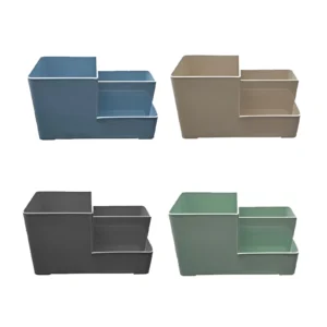 ORGANIZADOR PRISMA BAMBU 16.5X10X7.3CM X UNIDAD COLORES SURTIDOS - 6647 - Image 1