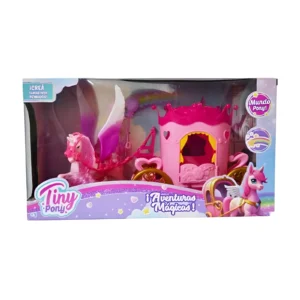 UNICORNIO C/CARRUAJE DE PRINCESAS TINY 38X21X12CM - 55834 - Image 1