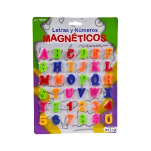 LETRAS Y NUMEROS MAGNETICOS 2.3CM EN BLISTER 20.5X28.5CM - 742402 - Image 1