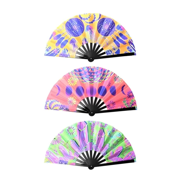 ABANICO DE TELA ESTAMPADO 68X26CM X UNIDAD MODELOS SURTIDOS SKORA - 40715