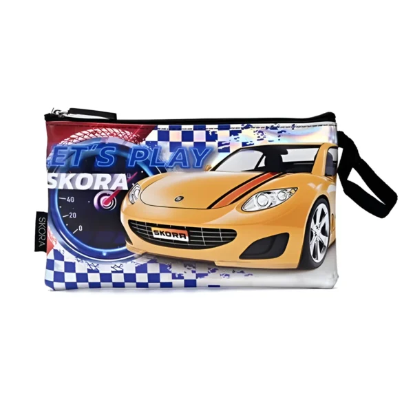 CARTUCHERA 2 CIERRES SPEED 22X12CM SKORA - 35261