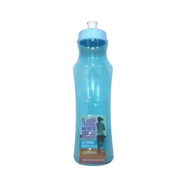 BOTELLA DE PLASTICO CON PICO 900CC BASIC COLORES SURTIDOS - TB-2011